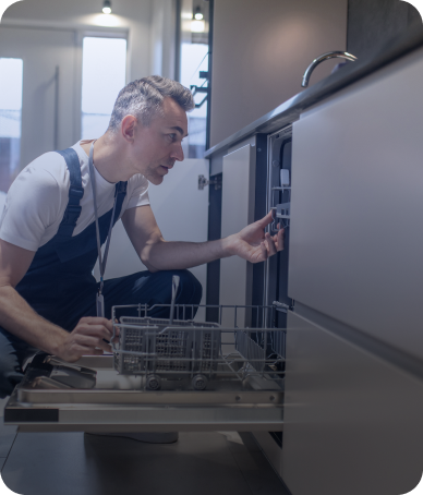 Монтаж посудомийної машини